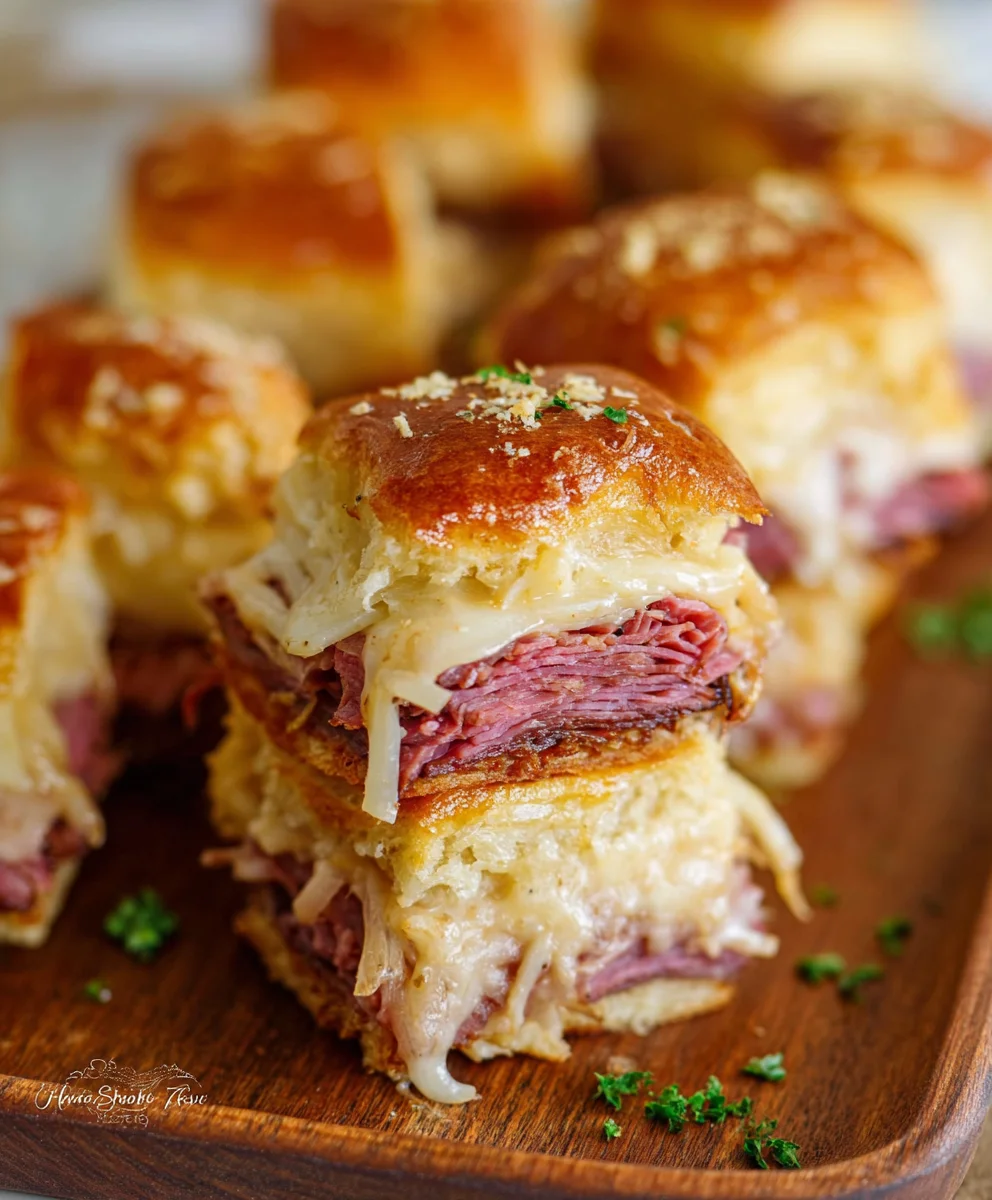 Easy Reuben Sliders - A Crowd-Pleasing Appetizer