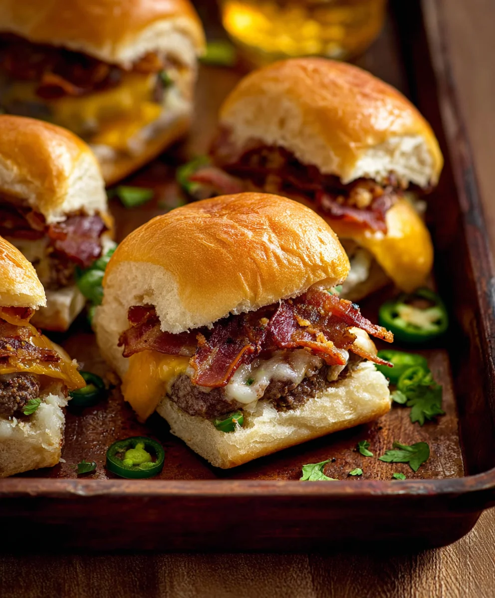 Easy Beef Cowboy Sliders- Quick & Flavorful Recipe