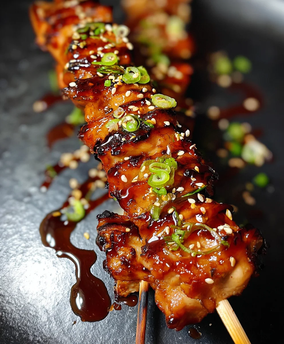 Easy Teriyaki Beef Skewers-Flavorful Grilled Appetizer