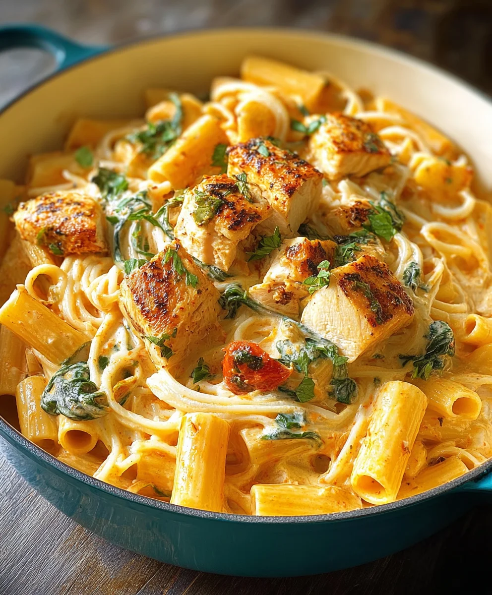 Easy Creamy Tuscan Chicken Pasta Recipe