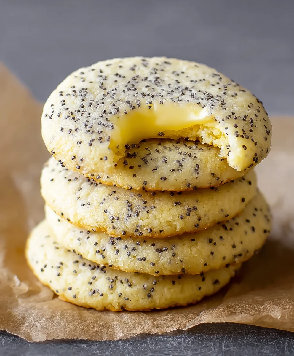 Lemon Poppy Seed Cookies - Delicious Crum extractble Recipe