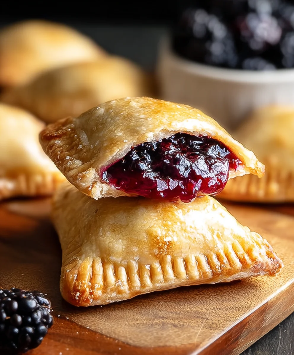 Blackberry Hand Pies- Easy & Delicious Dessert Recipe