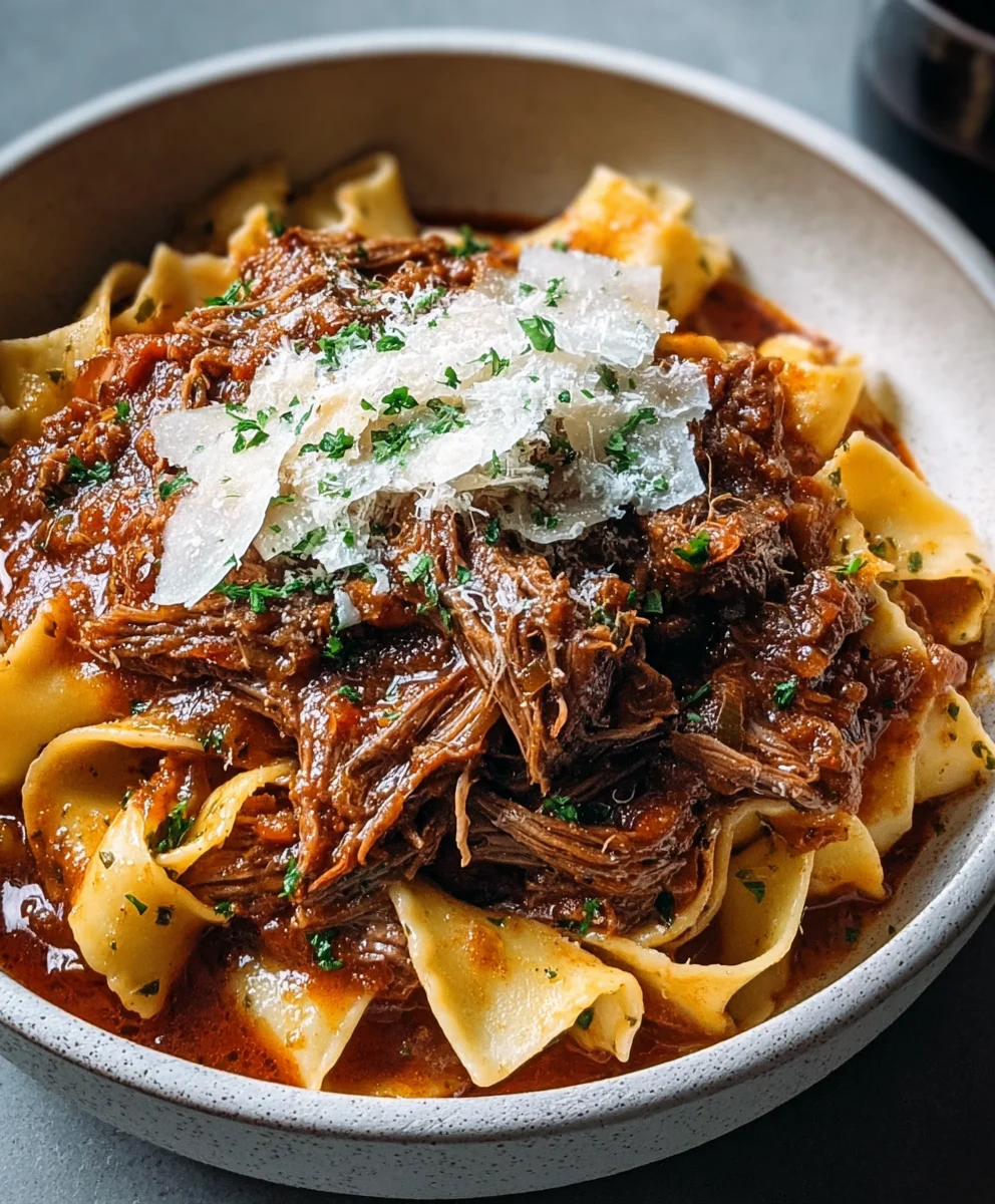 Easy Slow Cooker Beef Ragu Recipe-Flavorful & Simple