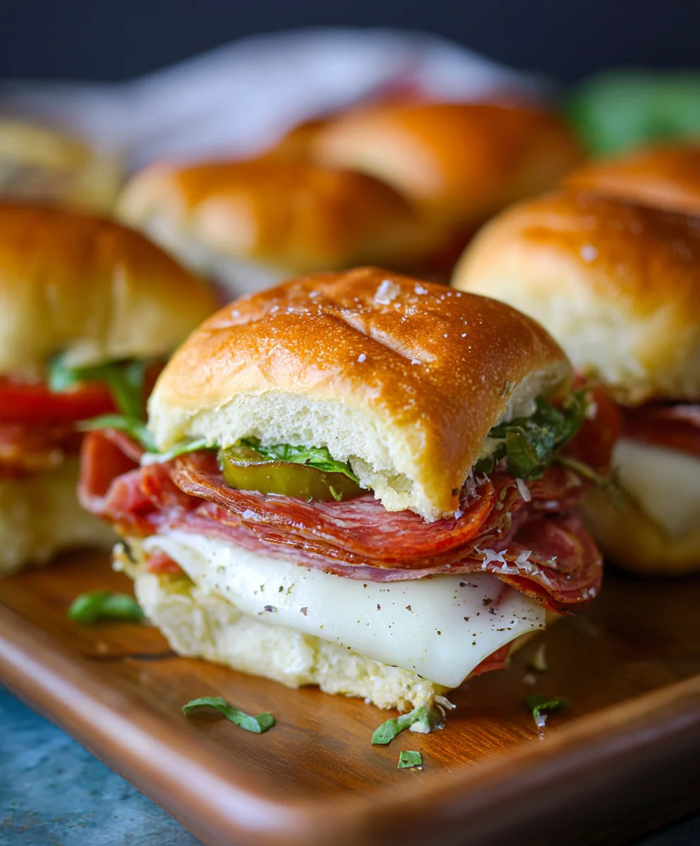 Spicy Beef Sub Sliders-Easy Appetizer Recipe