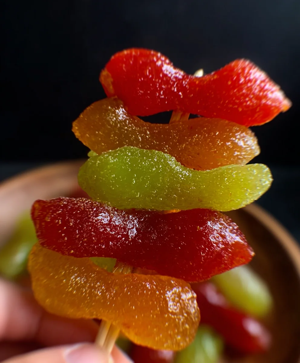 Easy Tanghulu Recipe - Chinese Candied Fruit Fun