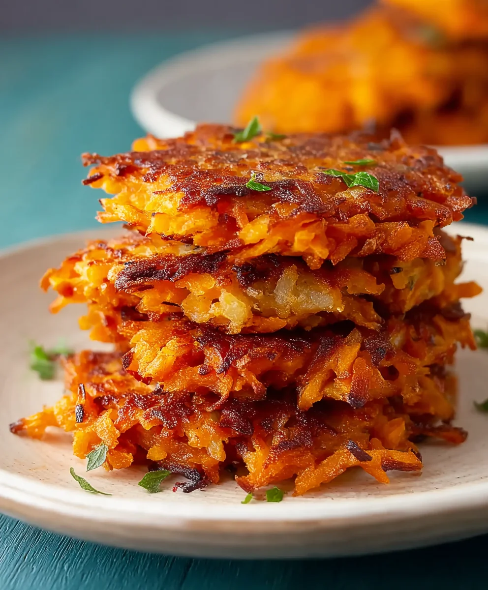 Savory Sweet Potato Hash Browns- Easy Delicious Recipe