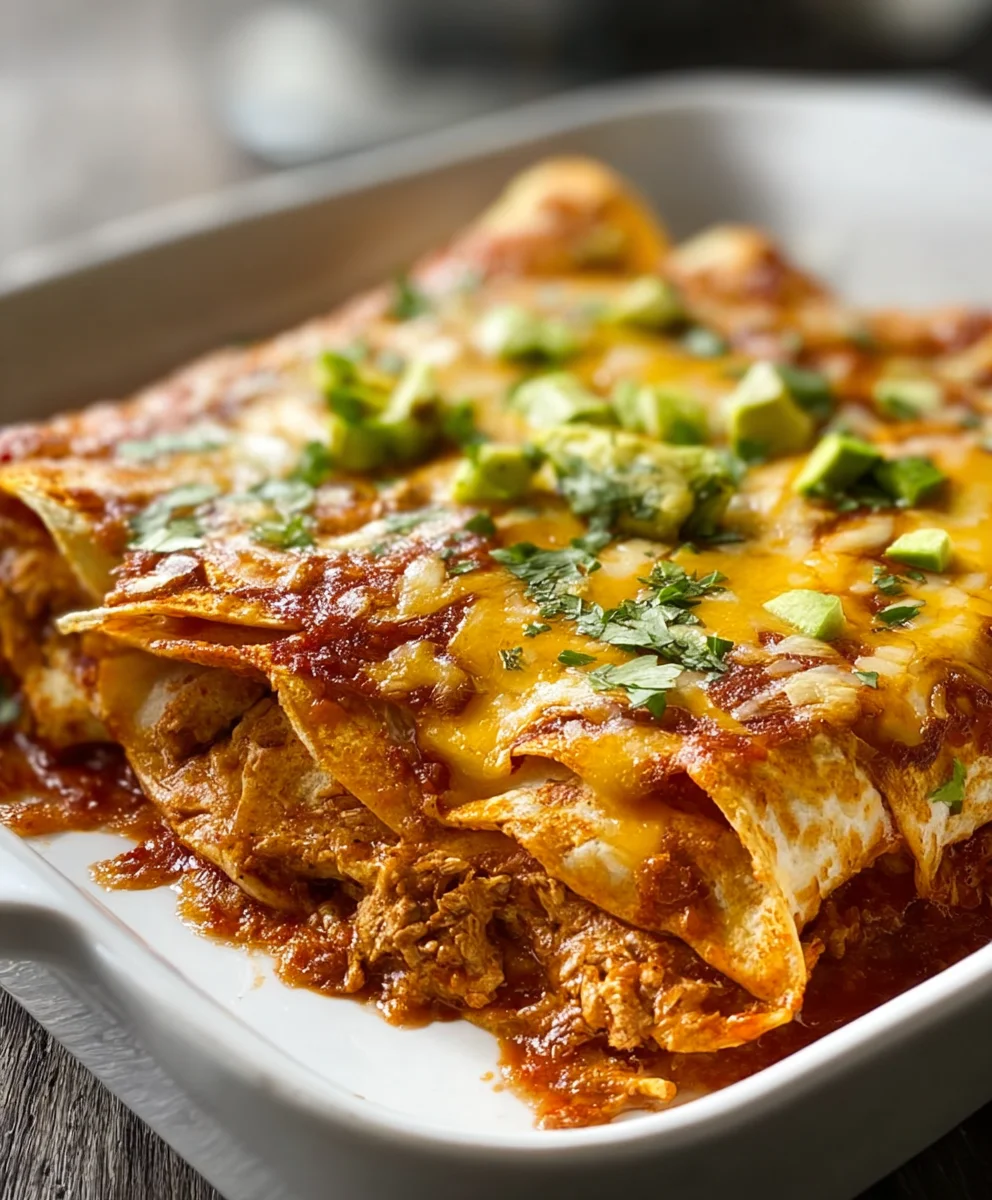 Easy Beef Tortilla Chip Enchiladas Recipe