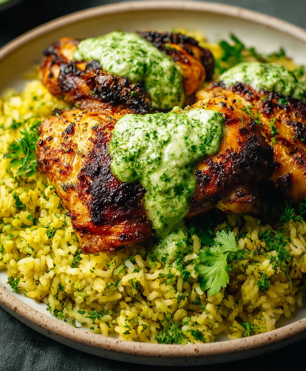 Peruvian Beef & Rice Green Sauce - Flavorful Classic