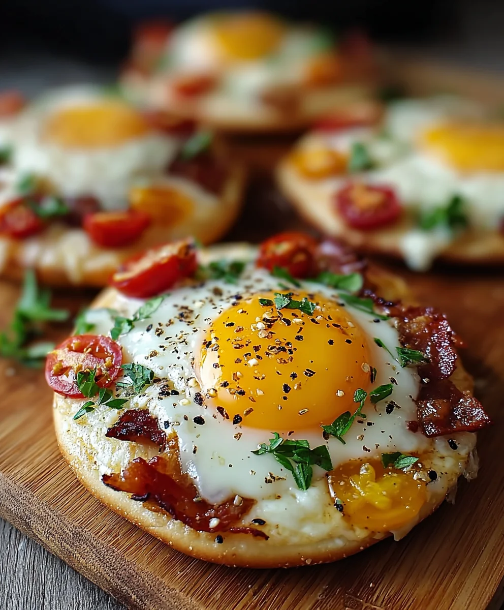 Easy English Muffin Breakfast Pizza - Quick & Delicious