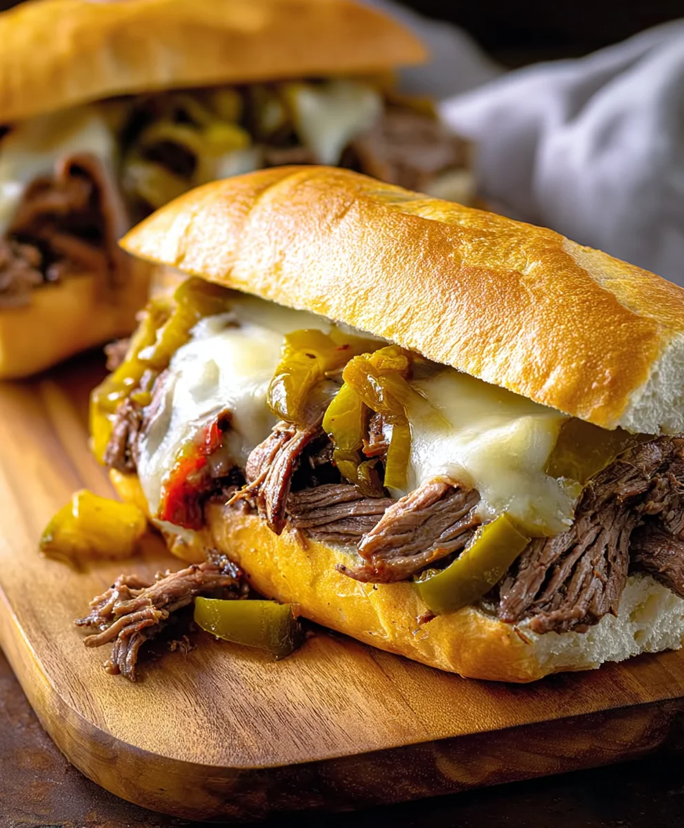 Cheesy Italian Beef Sandwiches-Easy & Delicious Recipe