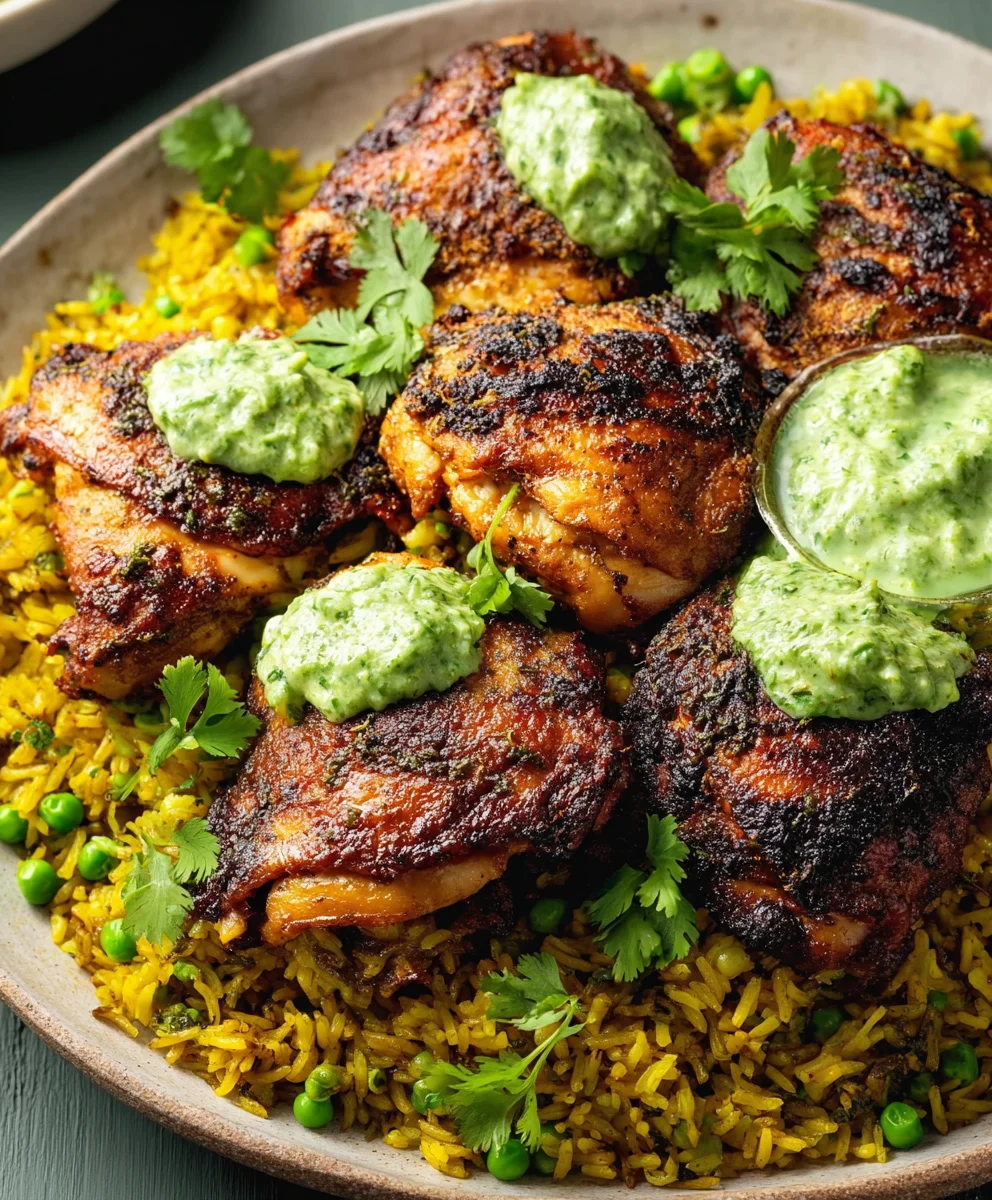 Peruvian Beef & Rice Green Sauce - Flavorful Classic