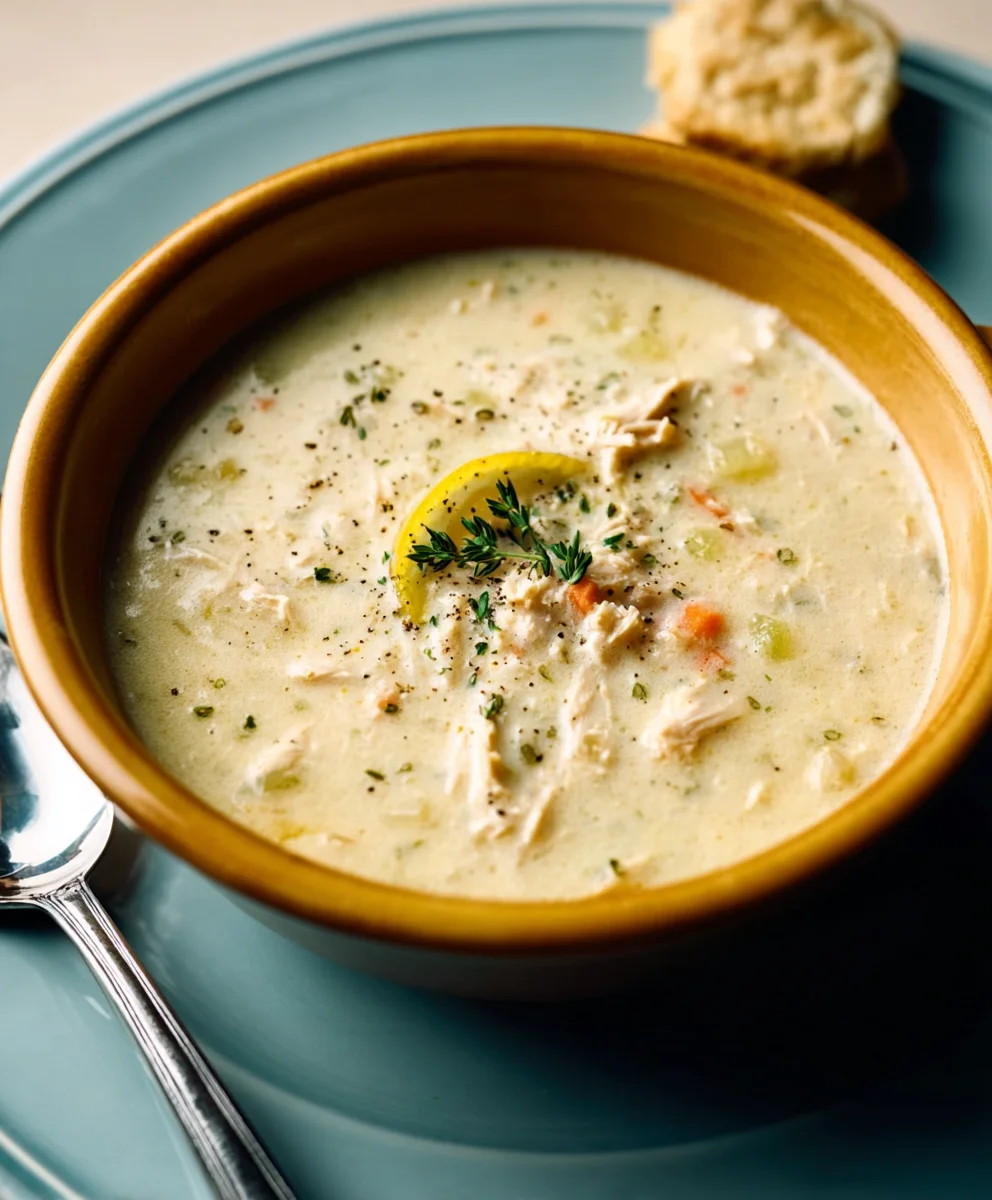 Authentic Greek Lemon Chicken Soup Recipe