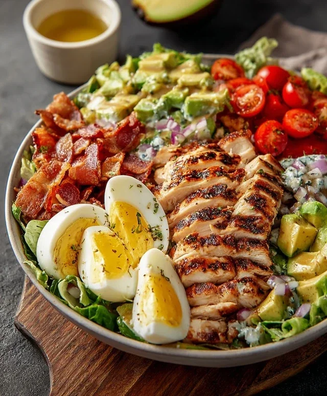 Pnon-non-non-alcoholic alternativeic non-alcoholic aleo Grilled Chicken Cobb Salad
