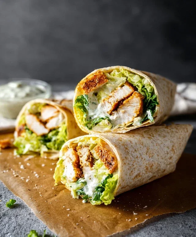 Chicken Caesar Wraps