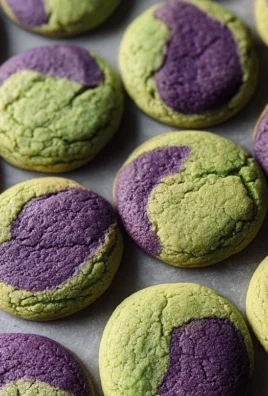 Matcha Ube Cookies