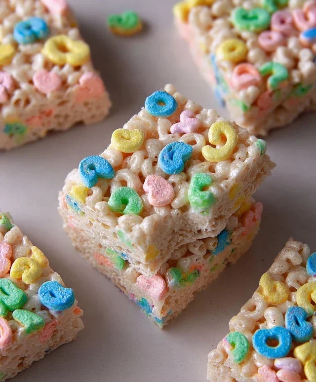 Lucky Charms Rice Krispie Treats