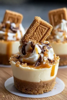 Mini Cookie Butter Cheesecake Cups