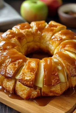Caramel Apple Cream Cheese Crescent Ring