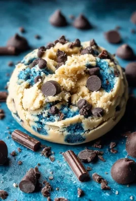 Cookie Monster Edible Cookie Dough