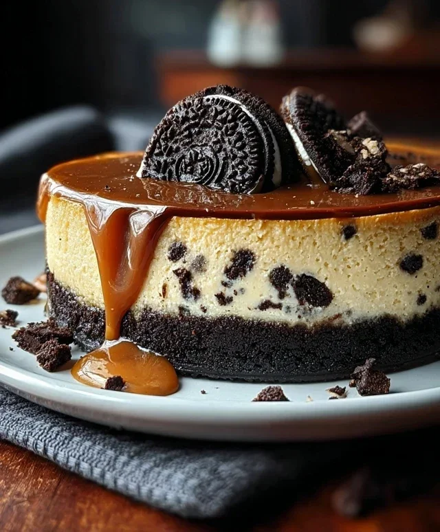 Oreo & Caramel Cheesecake