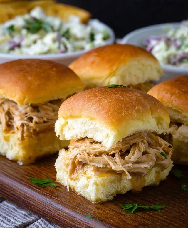 Crock Pot Mississippi Chicken Sliders