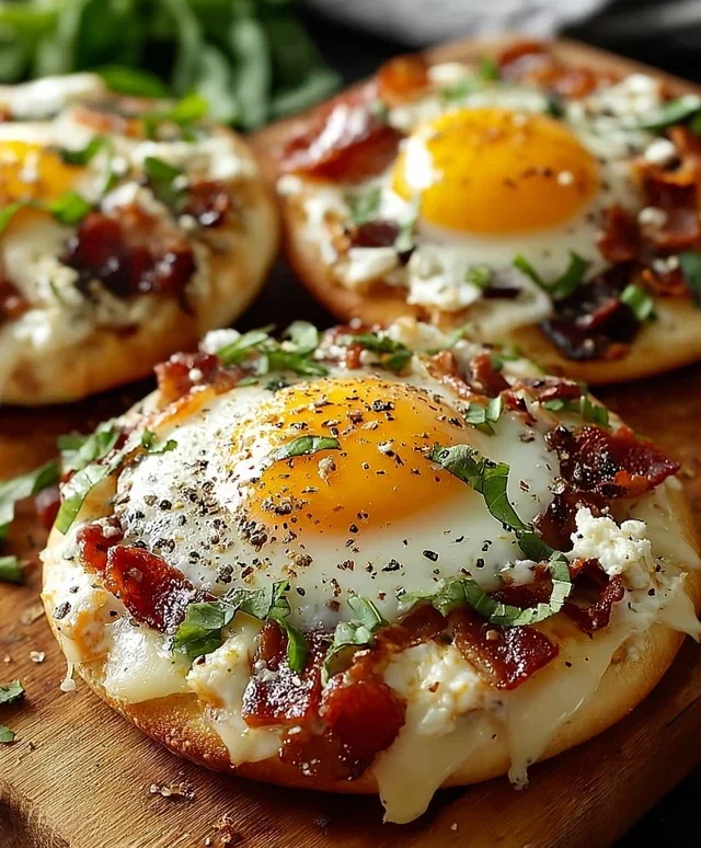 English Muffin Breakfast Pizza