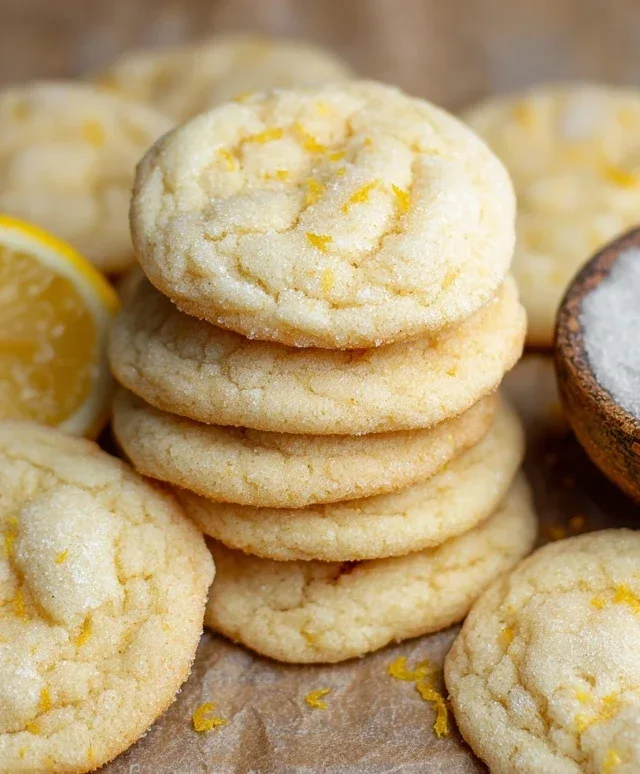 Soft & Chewy Lemon Cookies