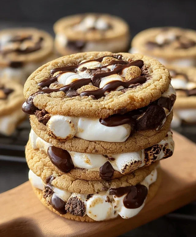 S'mores Cookies and Cream Cookies