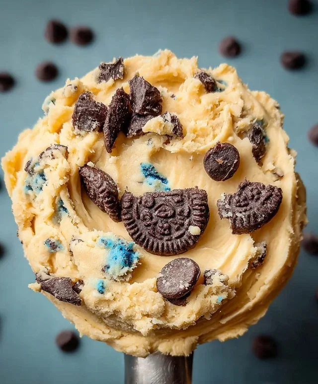 Cookie Monster Edible Cookie Dough