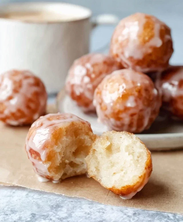 Keto Glazed Donut Balls