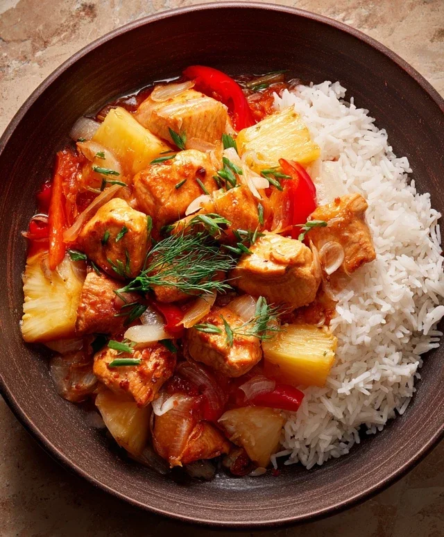 Pineapple Chicken and Rice