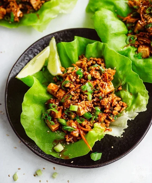 Tofu Lettuce Wraps