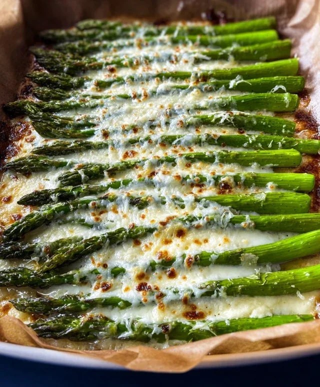 Savory Asparagus And Cheese Bake
