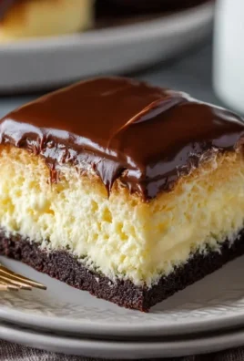 Boston Cream Poke Cake