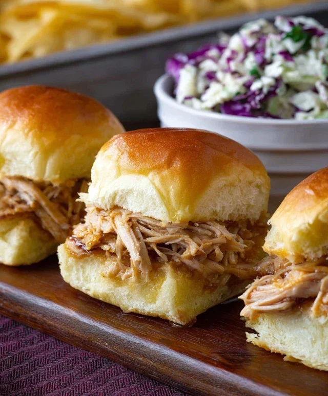 Crock Pot Mississippi Chicken Sliders