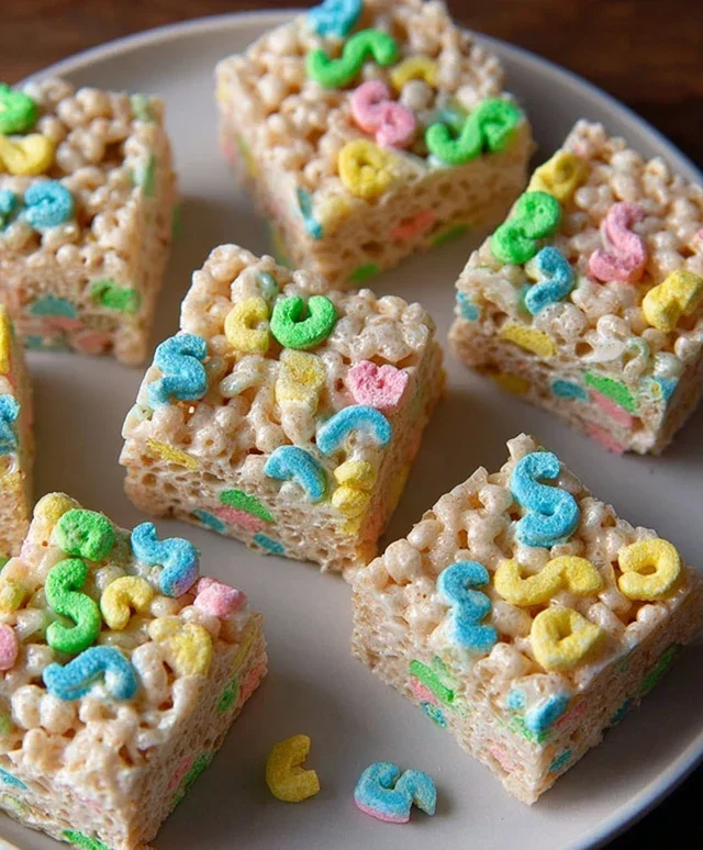 Lucky Charms Rice Krispie Treats