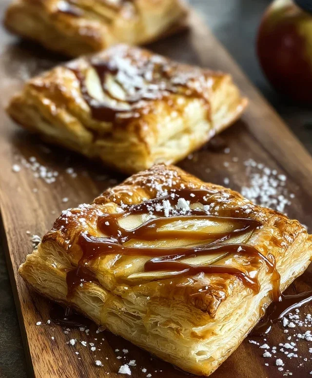 Caramel Apple Puff Pastries
