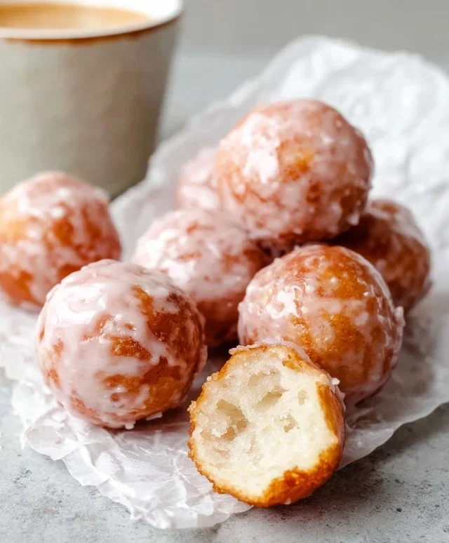 Keto Glazed Donut Balls