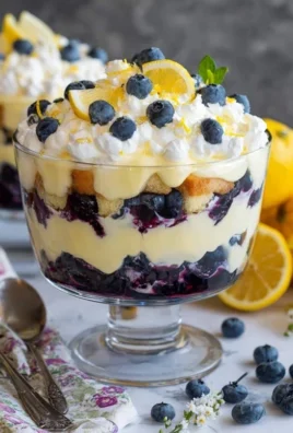 Easy Lemon Blueberry Trifle Recipe