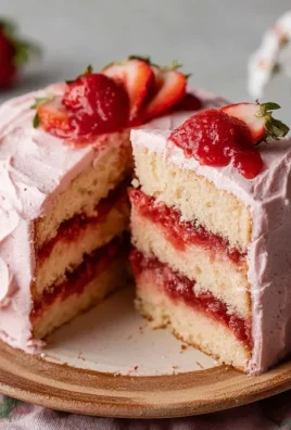Small-batch Vegan Strawberry Cake