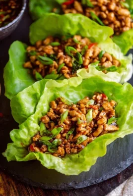Chicken Lettuce Wraps (PF Chang's Copycat)
