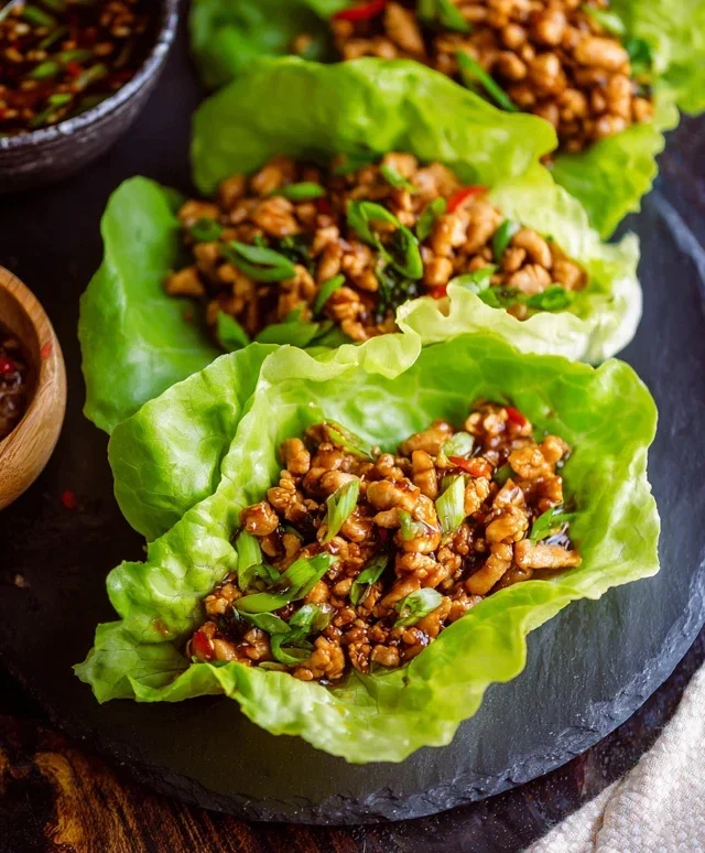 Chicken Lettuce Wraps (PF Chang's Copycat)