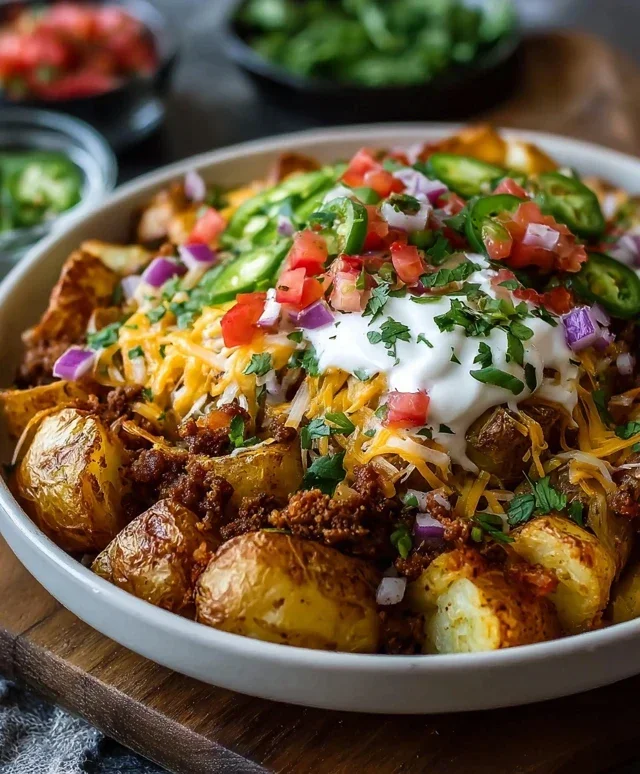 Loaded Potato Taco Bowl