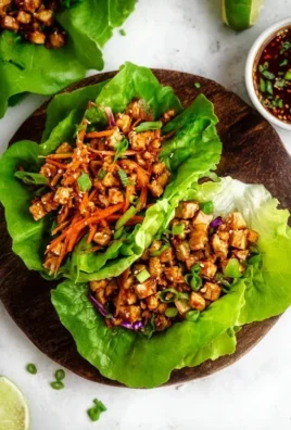 Tofu Lettuce Wraps