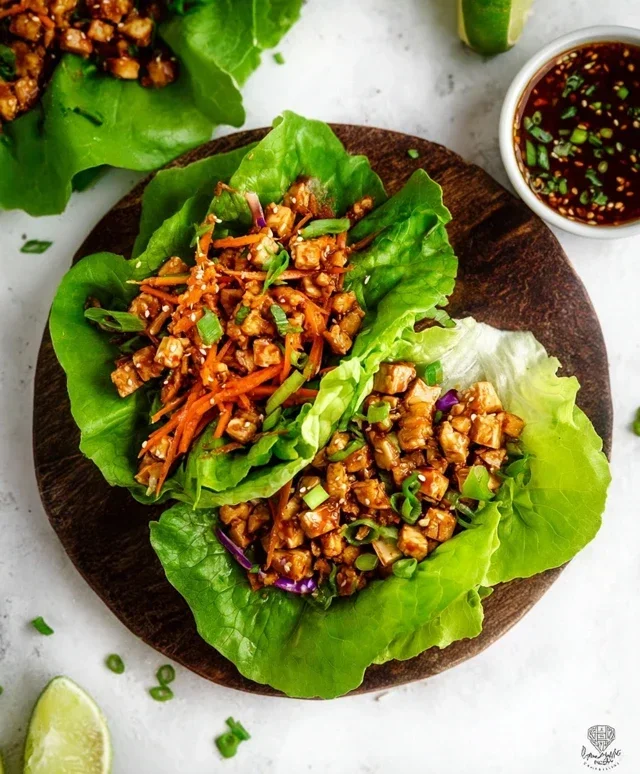 Tofu Lettuce Wraps