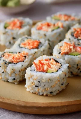 Kani Sushi (Spicy Crab Roll)
