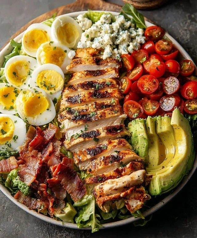 Pnon-non-non-alcoholic alternativeic non-alcoholic aleo Grilled Chicken Cobb Salad