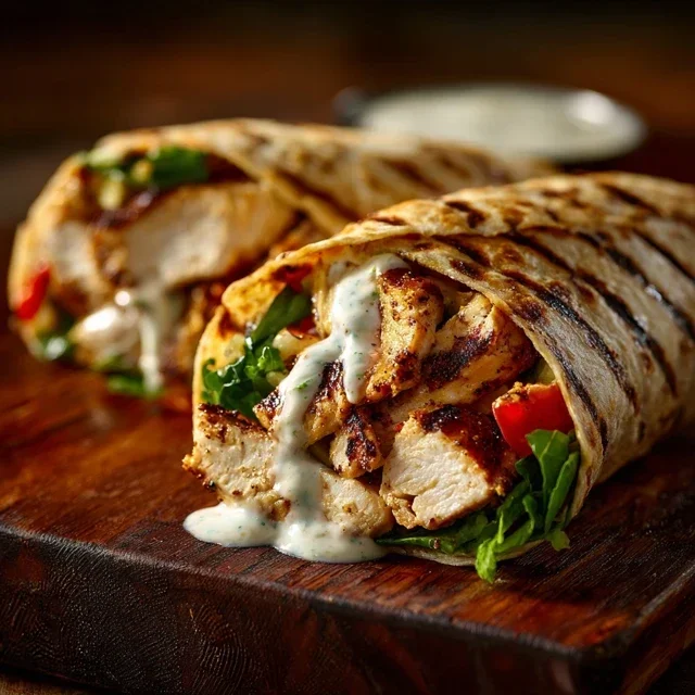 Chipotle Ranch Grilled Chicken Burrito