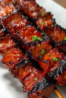 BBQ Beef Skewers with Filipino BBQ Marinade