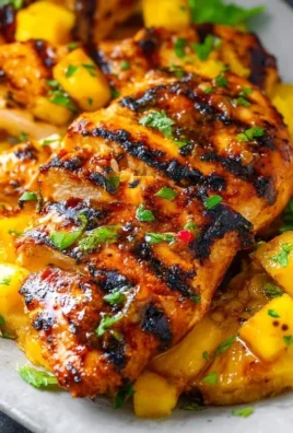 Grilled Mango Pineapple Chicken